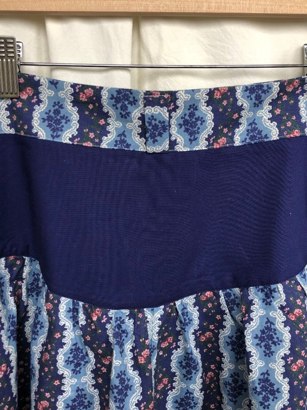 Handmade Gunne Sax Style Maxi Skirt 100% Cotton - Picture 7 of 8